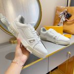 Louis Vuitton Trainer Sneaker Rubber Grain White Virgil Abloh (7)