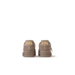 Louis Vuitton Trainer Sneaker Taupe Brown (5)