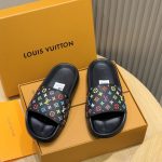 Louis Vuitton Waterfront Mule Monogram Black (4)