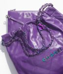 chanel-22-handbag-purple-shiny-c