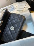 Chanel Small Flap Bag Black For Women 7.8in20cm (5)