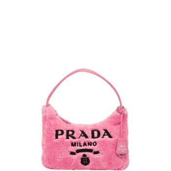 PRADA RE-EDITION 2000 TERRY MINI BAG PINK 22CM