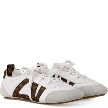LOUIS VUITTON TIME OUT SNEAKER WHITE/BROWN