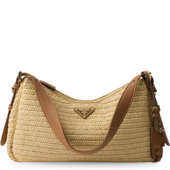 PRADA NATURAL SMALL AIMÉE LARGE BAG