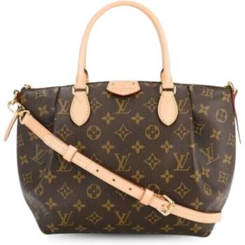 LOUIS VUITTON BROWN TURENNE MM MONOGRAM CANVAS