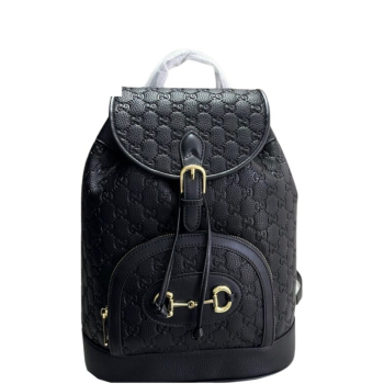 GUCCI'S BLACK 1955 HORSEBIT BACKPACK LARGE ALL 27CM