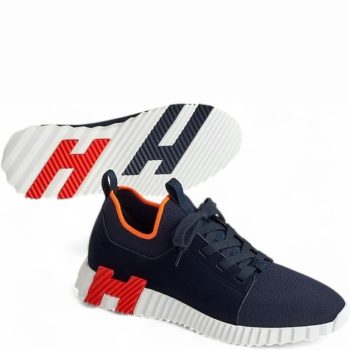 HERMES DEPART SLIP-ON SNEAKER MARINE