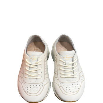 LOUIS VUITTON FORMAL DIMENSION HIGH DERBY RUBBER WHITE