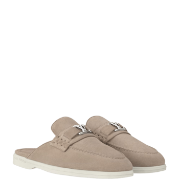 LOUIS VUITTON ESTATE OPEN BACK LOAFER BEIGE
