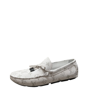LOUIS VUITTION LV DRIVER MOCCASIN WHITE