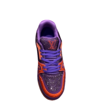 LOUIS VUITTION LV TRAINER SNEAKER PURPLE