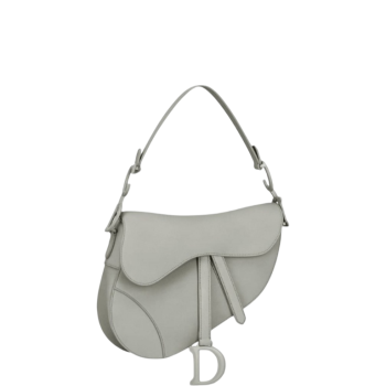DIOR SADDLE ULTRA MATTE CALFSKIN GREY