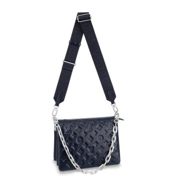 LOUIS VUITTON COUSSIN PM 26CM MARINE BLUE