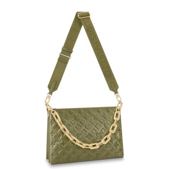 LOUIS VUITTON COUSSIN MM 34CM KHAKI