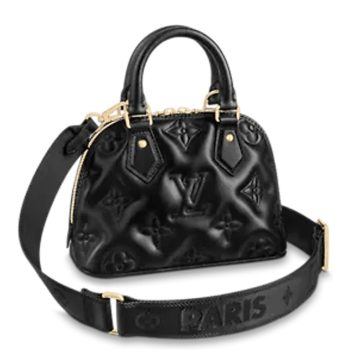 LOUIS VUITTON ALMA BB 24CM BLACK