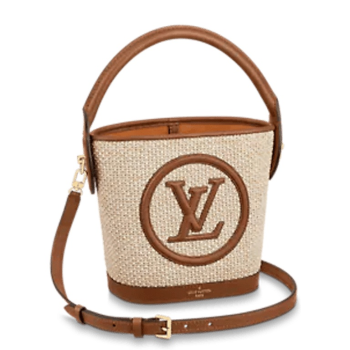 LOUIS VUITTON 24CM BROWN PETIT BUCKET
