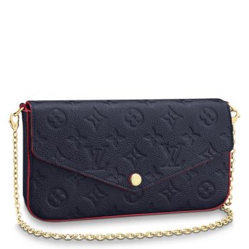 LOUIS VUITTON FÉLICIE POCHETTE NAVY BLUE