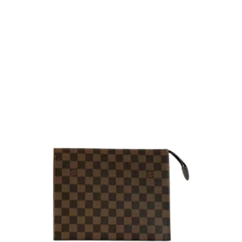 LOUIS VUITTON 25CM POCHETTE VOYAGE DAMIER EBENE