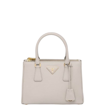 PRADA SMALL GALLERIA SAFFIANO LEATHER BAG PUMICE STONE 1BA896NZVF0D32VOOO