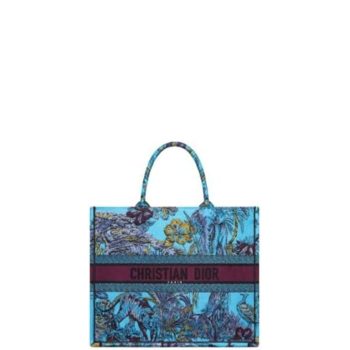 DIOR LARGE DIOR BOOK TOTE CELESTIAL BLUE MULTICOLOR 41CM M1286ZEUPM259