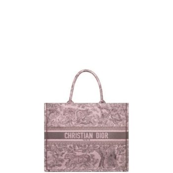 DIOR LARGE DIOR BOOK TOTE PINK AND GRAY 41CM M1265ZTDTM45E