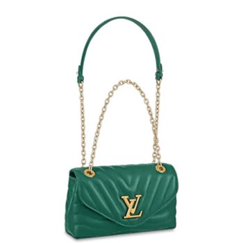 LOUIS VUITTON NEW WAVE CHAIN 24CM GREEN
