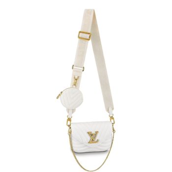 LOUIS VUITTON NEW WAVE MULTI POCHETTE WHITE 20CM M56471