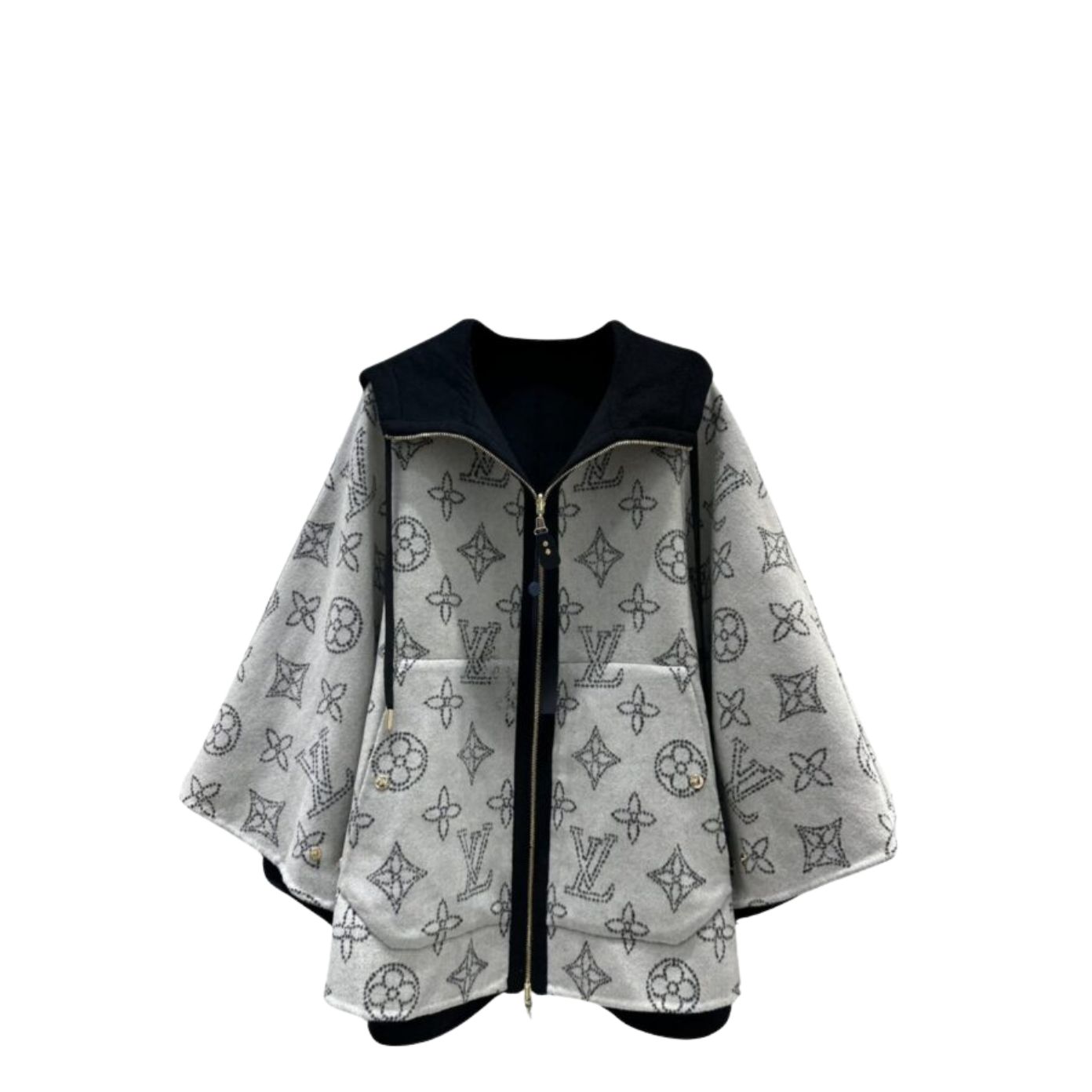 LOUIS VUITTON LONG DOUBLE ZIPPER WALLET DAMIER GRAPHITE CANVAS 19CM